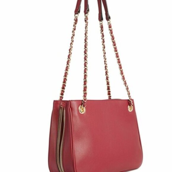 international concepts deliz satchell crimson bag - Picture 1 of 6